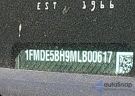 2021 Ford Bronco Big Bend/Black Diamond/Outer Banks from USA, damaged, VIN 1FMDE5BH9MLB00617